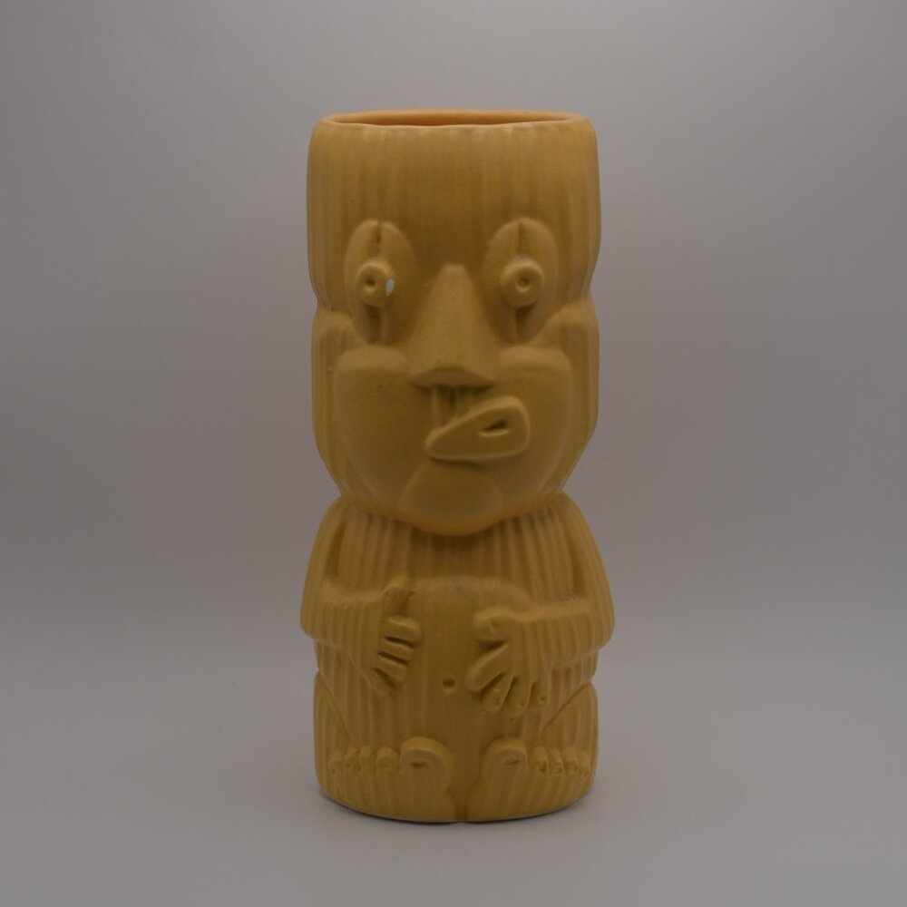 MunkTiki 2000 Yellow 7.25 inch Tiki (74 of 100 King Tubby Paul Neilsen)